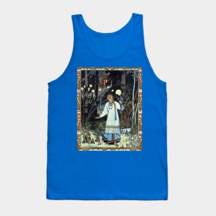 Vasilisa the Beautiful at the Hut of Baba Yaga - Ivan Bilibin Tank Top